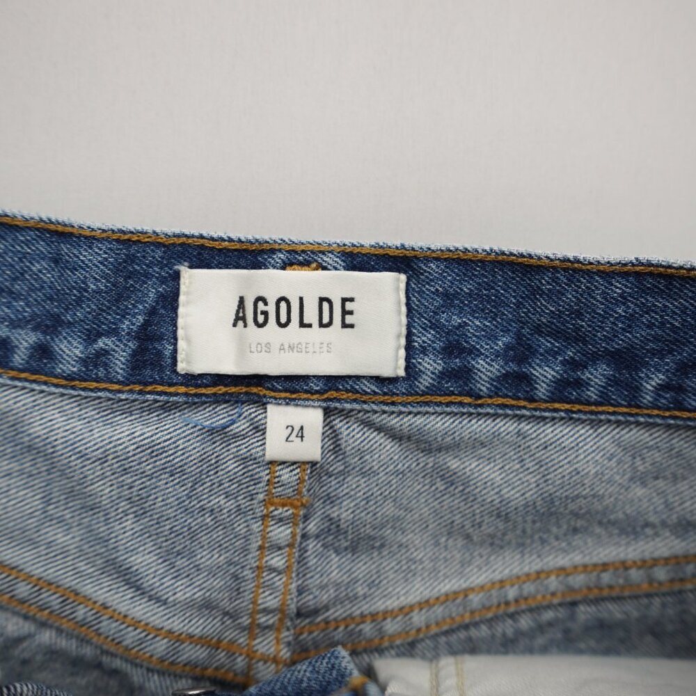 AGOLDE Dee Jean Shorts in Turmoil‎ Size 24 - Picture 8 of 13